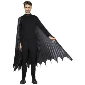 Ruedelafete Cape ailes noires nervurées taille L