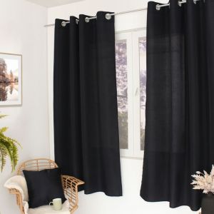 Rideau Uni &Agrave; Oeillets