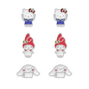 Kids Euroswan Set de clous d'oreilles de Hello Kitty - Hello Kitty & Friends - pour Unisexe - multicolore
