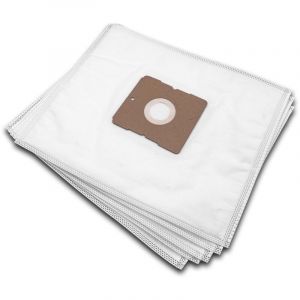 Vhbw 5x Sacs compatible avec Miostar White Elephant, Starfish aspirateur - microfibre non tissée, 31,5cm x 30cm blanc
