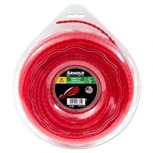 Arnold Fil de coupe-bordure AF 3.14, 3.3 mm × 36.5 m, rouge, rond, torsadé - 1082-U5-3337