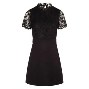 Morgan 242-RUNN Robe, Noir, 34 Femme