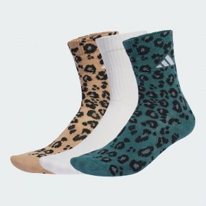 Adidas Chaussettes imprimé léopard (lot de 3 paires)