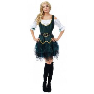 Ruedelafete Déguisement Boucanière Angélique adulte, taille M/L