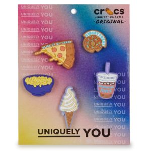 Crocs Accessoires FUNNY FOODS 5 PACK Multicolore - Taille Unique