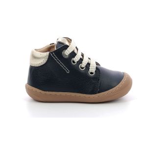 Aster Bottillons Cuir Chyoso Bleu