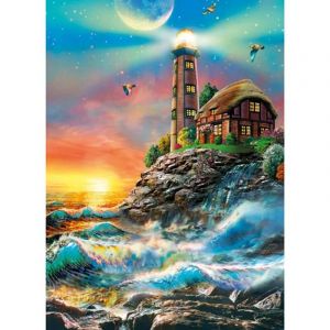 Dino Puzzle 1000 pièces Néon : Phare