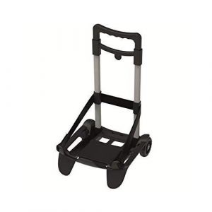 Seven Trolley pour Sac &agrave; Dos, pour Adolescents, Filles et Gar&ccedil;ons, pour Seven & Sj Sac &agrave; Doss, design Italien, Noir