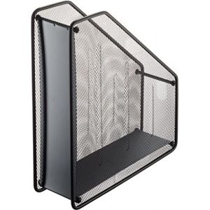 Helit Porte-revues &acute;the tower network&acute;, A4, noir - Lot de 2