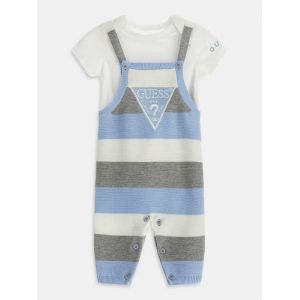 Guess Ensemble body et barboteuse en maille Multicolore Kids - Couleur Multicolore - Taille 6-9 mois