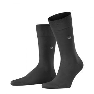 Burlington Dublin M So Coton Uni 1 Paire Chaussettes, Gris (Anthracite mélangé 3095), 40-46 Homme
