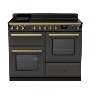 Falcon PIANO DE CUISSON ESTEL DELUXE OCTAB IND 110 CM ARDOISE LAITON ANTIQUE