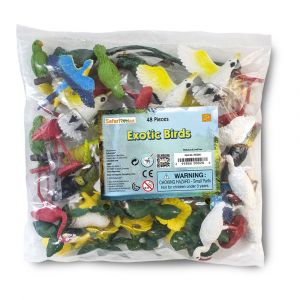 Image de Safari Ltd Ltd Oiseaux Exotiques Sac Bulk From 3 Years Multicolor