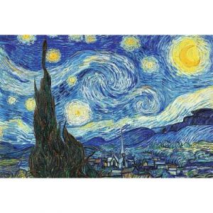 Trefl Puzzle 500 pièces : Nuit étoilée, Vincent van Gogh