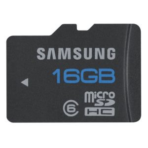 Image de Samsung MB-MSAGBA - Carte MicroSD 16 Go avec adaptateur SD