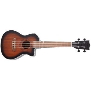 Flight Gemstone Series DUC380 CEQ Amber ukul&eacute;l&eacute; &eacute;lectro acoustique concert avec housse