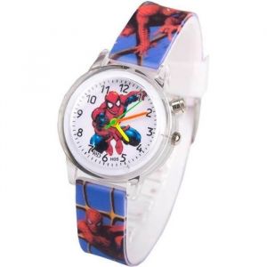 Montre Spiderman Lumineuse Pour Garçon Super Heros - Cadeau Idéal