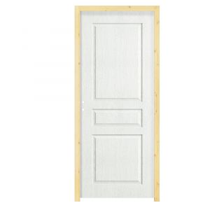 Bloc porte alveolaire decoratif modele 3 panneaux - 204x83cm