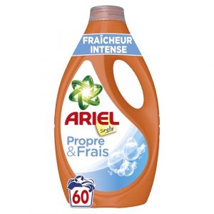 Ariel Lessive Liquide, 60 Lavages, Alpine, Action d&eacute;tachante en 1 seul lavage, fabriqu&eacute; en France