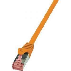 Logilink CQ2038S - Câble réseau RJ45 CAT 6 S / FTP RJ45 1 m Orange