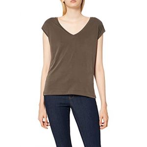 Pieces Tshirt basique modal manches courtes Vert - Taille 38