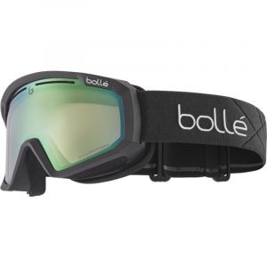 Bollé Masques de ski Y7 OTG Black Matte - Adulte - Phantom Green Emerald Photochromic Cat 1 to 3 cat 1 to 3 Cat. 1 à 3