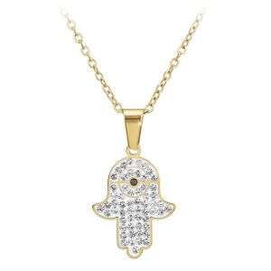 Collier Femme So Charm - BD2763-DORE-DIAMANT - Collier Mode Dor&eacute;