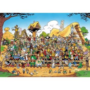 Ravensburger Puzzle adulte le village d'astérix - 1000 pieces - collection bd chien idéfix les romains - obélix - cléopatre - druide