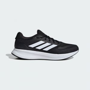 Adidas Homme Runfalcon 5 Wide Running Shoes Chaussures Basses Non li&eacute;es au Football, Core Black/Cloud White/Core Black, 42 EU