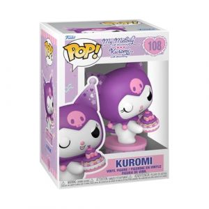 Funko Figurine Pop Hello Kitty and Friends figurine Kuromi with Cake (20th Anniversary) 9 cm - Figurines Pop - FK87169