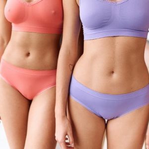 Billet Doux Lot de 2 slips - Rose Lantana + Violet