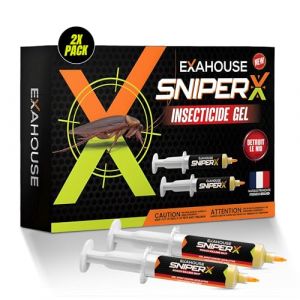 Exahouse Gel Insecticide Anti Cafards 2 seringues