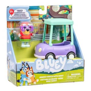 Voiture et figurine Bluey Modèle aléatoire