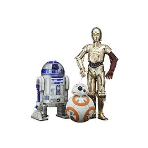 Image de Kotobukiya Star Wars Episode VII Pack 3 Statuettes PVC Artfx 1/10 C-3PO & R2-D2 & BB-8