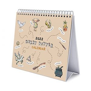 Image de Grupo erik Calendrier de Bureau 2022 Harry Potter - 12 Mois | De Janvier &agrave; D&eacute;cembre 2022 | 20x18x6,5 cm, 6 langues, Certifi&eacute; FSC