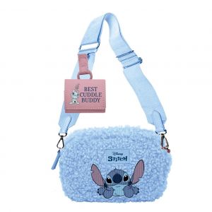 Sac &agrave; main Disney de Lilo & Stitch - Stitch - Best Cuddle Buddy - pour Unisexe - bleu