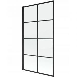 Desconocido Silla Pare-baignoire pivotant, 70X140 cm, Noir