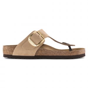 Birkenstock Sandales cuir femme Gizeh Big Buckle Birko-Flor Patent