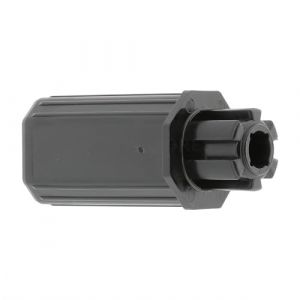 Cyclingcolors Embout de tube de volet roulant octogonal fenêtre sortie plastique, pour tube octogonal de 40 mm sortie crabot de 27 mm mâle et carré de 10 mm