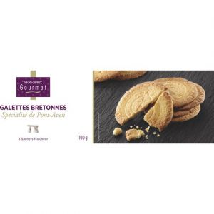 Monoprix gourmet Galettes bretonnes, sp&eacute;cialit&eacute; de Pont-Aven - Le paquet de 100g