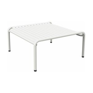 Petite friture Table basse pour extérieur WEEK-END (Blanc - Aluminium verni par poudre epoxy)