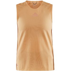 Craft Pro Trail Singlet Women, orange M T-shirts course &agrave; pied