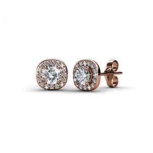Boucles d'oreilles Femme MYC-Paris Solitaire - DE0203-RG Laiton Dor&eacute; rose