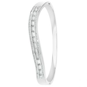 Jonc Femme So Charm - B3394-ARGENT - Bracelet Mode Argent&eacute;