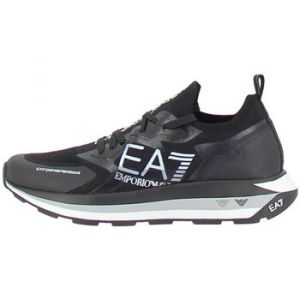 Chaussures EA7 Emporio Armani Black & White Altura Knit noir blanc gris - 46
