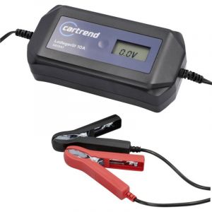 Chargeur de batterie entièrement automatique Cartrend avec microprocesseur - Convient aux batteries AGM, gel, plomb-acide et sans entretien