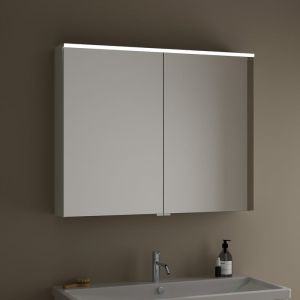 Burgbad Eqio Armoire de toilette, 2 portes, SPGS100F2009,