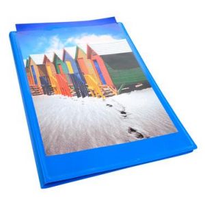 Image de Exacompta 5732E - Protège-documents personnalisable KREACOVER Opaque, 60 vues, polypro, bleu