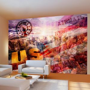 Artgeist Papier peint - New York - patriotic theme 400x280