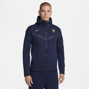 Nike Sweat à capuche et zip Football FFF Tech Fleece Windrunner pour homme - Bleu - Taille S - Male